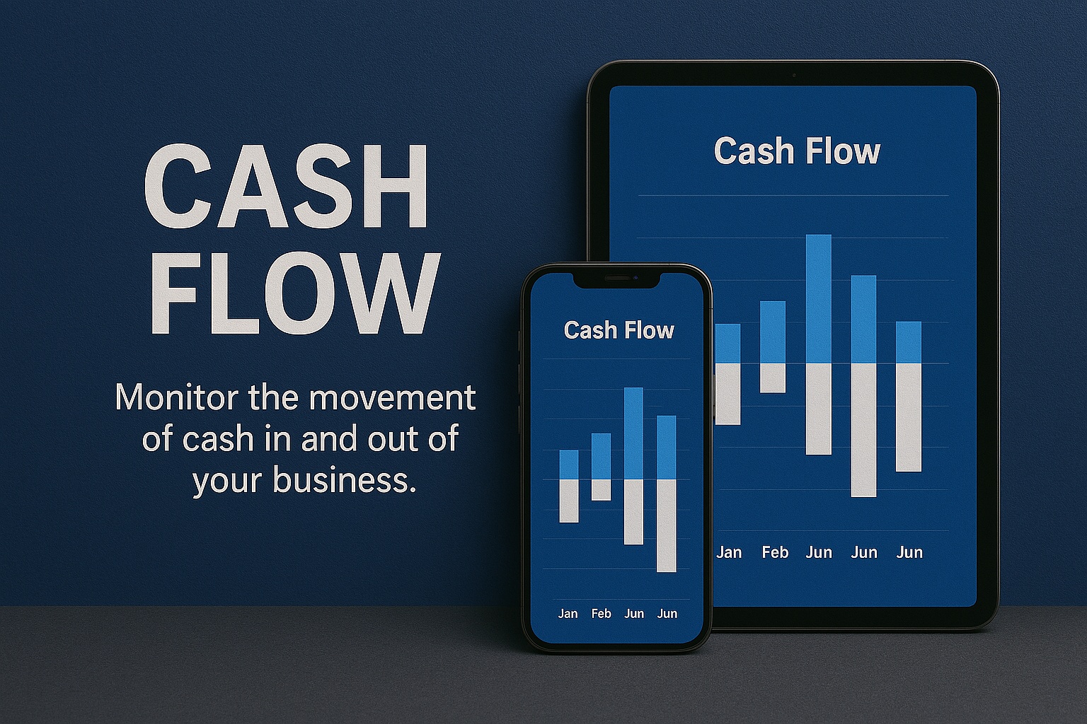 Illustration for Cash Flow Analysis (Dark Mode)