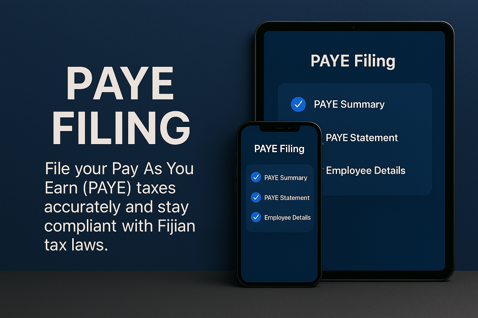 PAYE Filing (Dark Mode)