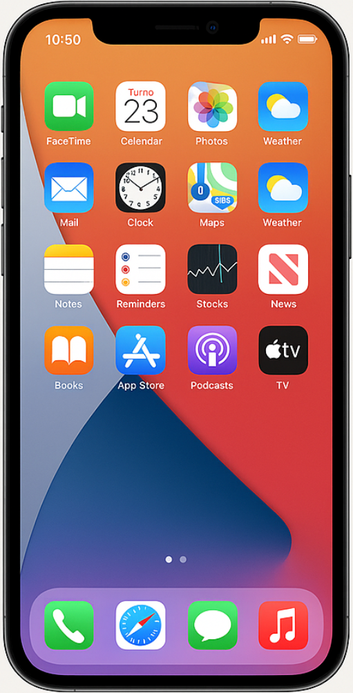 iOS App Screenshot (Light Mode)